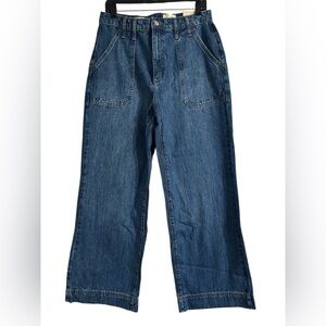 Universal Thread Women’s High-Rise Wide Leg Dark Wash Jeans Blue Size 10 Short